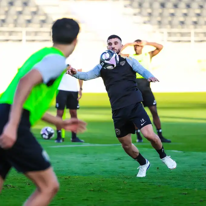 حسام عوار يعود لتدريبات نادي اتحاد جدة