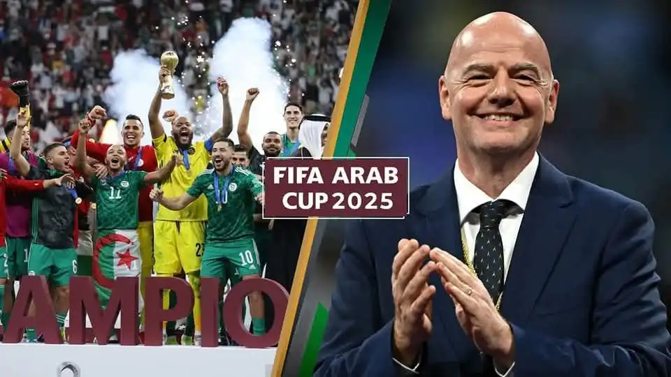 الجزائر تتلقى دعوة الفيفا للمشاركة في كأس العرب 2025