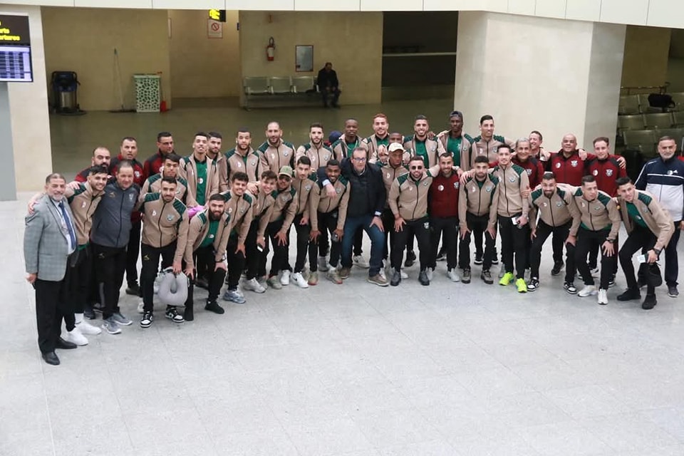 بعثة النادي الرياضي القسنطيني تصل المغرب لمواجهة نهضة بركان