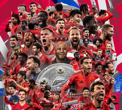 بايرن ميونيخ يتوج بلقب الدوري الألماني