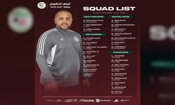 بوقرة يكشف عن قائمة المنتخب الوطني للمحليين تحسبا لتربص الـ”الشان”