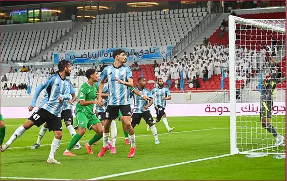 ثنائية من رضوان بركان في إنهزام فريقه الوكرة أمام نادي الأهلي بخمسة أهداف لثلاثة