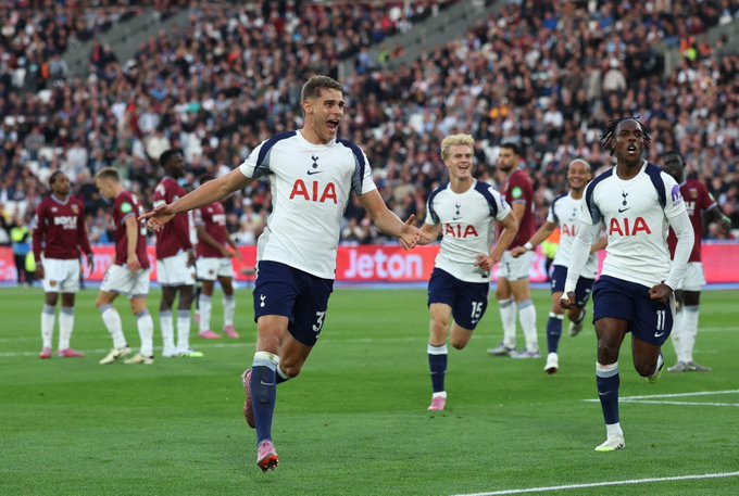 توتنهام يفوز على مستضيفه ويست هام في الدوري الإنجليزي