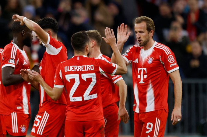 بايرن ميونيخ يفوز على ضيفه كلوب بروج برباعية ضمن دوري أبطال أوروبا
