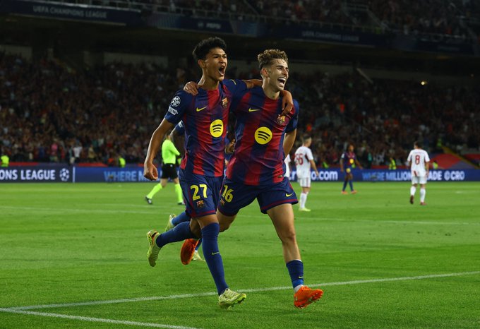برشلونة يكتسح ضيفه أولمبياكوس في دوري أبطال أوروبا