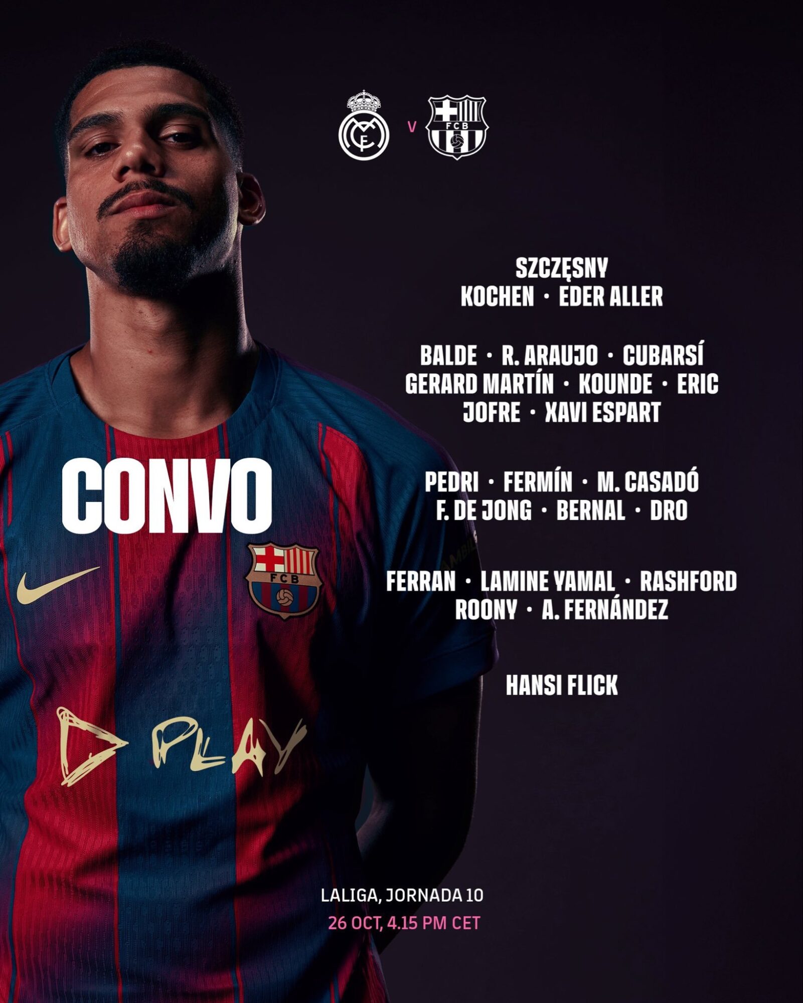 هانزي فليك يعلن عن قائمة برشلونة التي ستخوض الكلاسيكو ضد ريال مدريد
