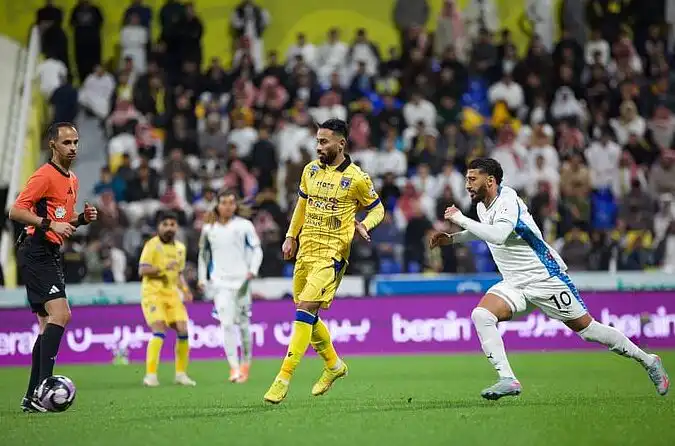 سعيد بن رحمة هداف مع نادي نيوم في الدوري السعودي