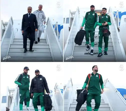 الخضر يصلون الرباط لخوض غمار نهائيات كأس أمم إفريقيا