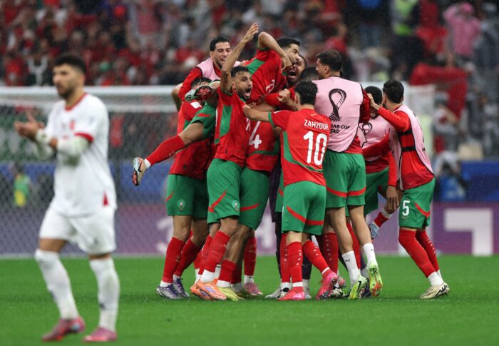 المغرب يتوج بلقب كأس العرب بفوزه على الأردن