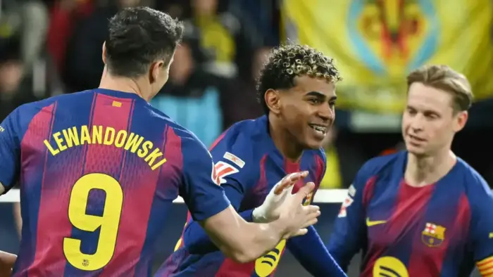 برشلونة يواصل انتصاراته بفوزه على فياريال في الدوري الإسباني