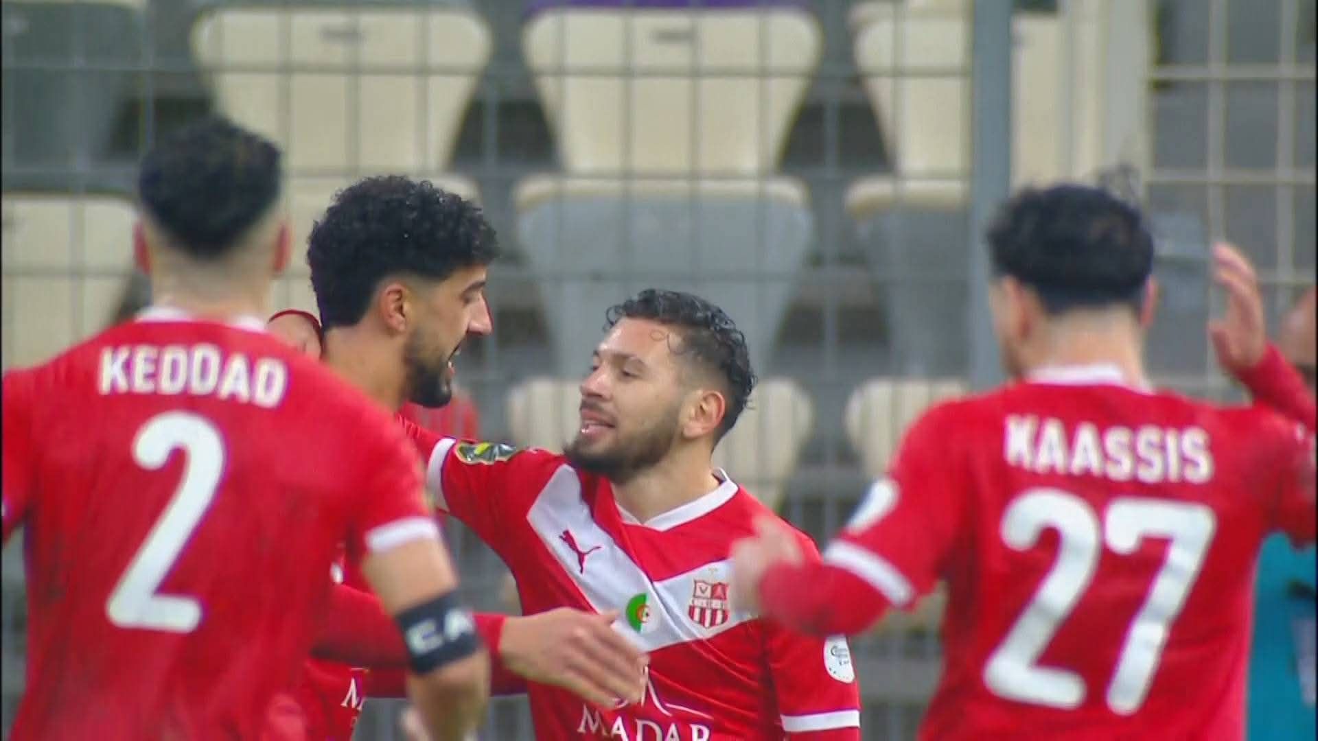 كأس الكاف: شباب بلوزداد يفوز على ستيلينبوش الجنوب إفريقي بهدفين دون ردّ