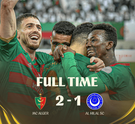 مولودية الجزائر يتغلب على الهلال ويرتقي لوصافة المجموعة الثالثة لدوري أبطال إفريقيا
