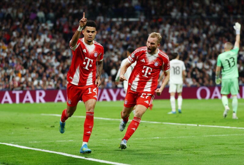 بايرن ميونخ يقهر ريال مدريد في “البرنابيو” ويقترب من نصف نهائي دوري أبطال أوروبا